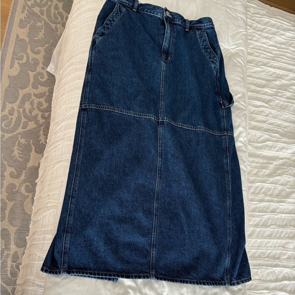 Madewell denim skirt